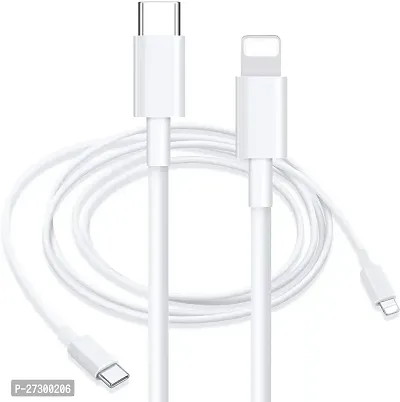 Stylish PVC Braided Fast Charge High Speed Data Transmission Type-C To Lightning Cable-thumb3