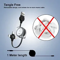 Stylish 3 in 1 PVC Braided High Speed Data Transmission Super Fast Charge Cable- Micro USB, Lightning, Type-C-thumb1