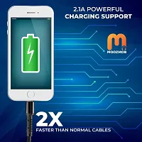 Stylish PVC Braided Fast Charge High Speed Data Transmission Type-C To Lightning Cable-thumb1