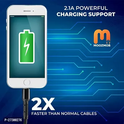 Stylish PVC Braided Fast Charge High Speed Data Transmission Type-C To Lightning Cable-thumb2