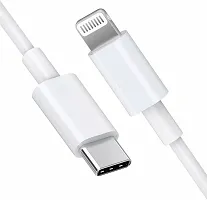 Stylish PVC Braided Fast Charge High Speed Data Transmission Type-C To Lightning Cable-thumb1