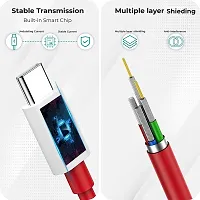 Stylish PVC Braided Fast Charge High Speed Data Transmission Type-C To Type-C Cable-thumb2