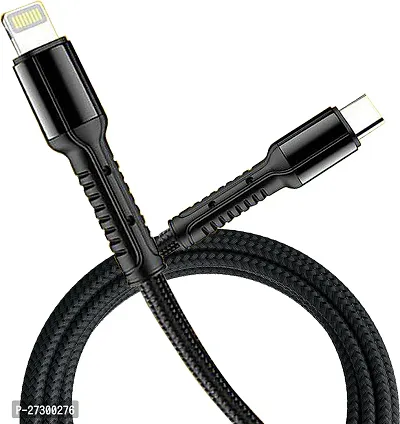 Stylish PVC Braided Fast Charge High Speed Data Transmission Type-C To Lightning Cable