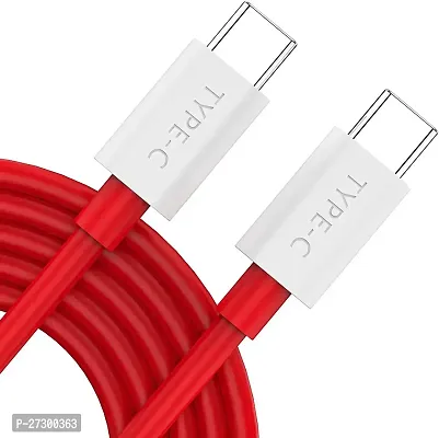 Stylish PVC Braided Fast Charge High Speed Data Transmission Type-C To Type-C Cable