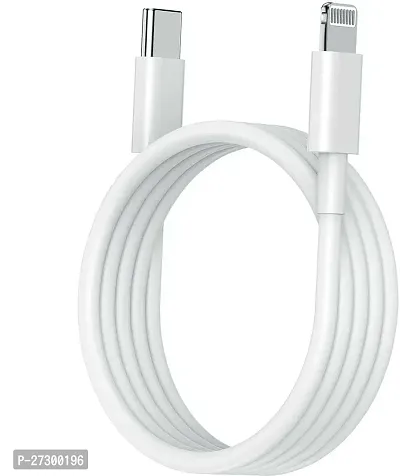 Stylish PVC Braided Fast Charge High Speed Data Transmission Type-C To Lightning Cable-thumb0