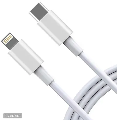 Stylish PVC Braided Fast Charge High Speed Data Transmission Type-C To Lightning Cable-thumb0