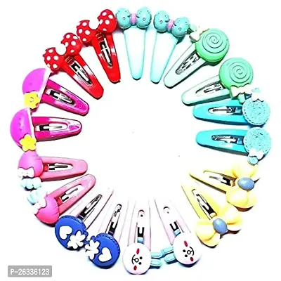 Plastic Hair Tic Tac Clips For Girls Pack of 20