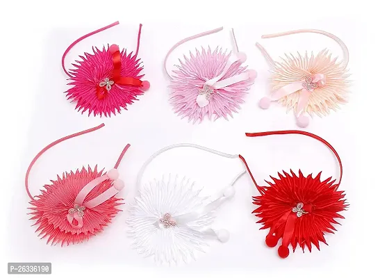 Myra collection? Kids Baby Girls Flower Headbands Hair Accessories (Pack of 6)