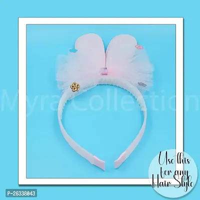 myra collection 1 pack cute rabbit ear headband simple, sweet and elegant design sparkling headband hair accessories for girl and women-thumb4