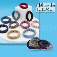 Myra Collection 10 Pcs Trendy Multicolor Elastic Rubber Band Hair Accessories For Girls And Women-thumb4