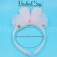 myra collection 1 pack cute rabbit ear headband simple, sweet and elegant design sparkling headband hair accessories for girl and women-thumb1