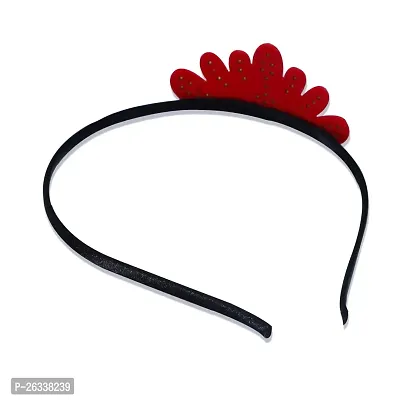 Myra collection? Hair Bands With Stones For Women Set of 1 (RED)-thumb2