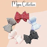Myra Collection 5 Pcs Colorfull Hair Accesssories Metal Stunnig Hair Bow Clip/Hairpin For Girls And Women-thumb2