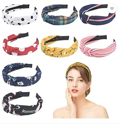 Korean Style Knot Plastic Headband for Girls, Pack of -