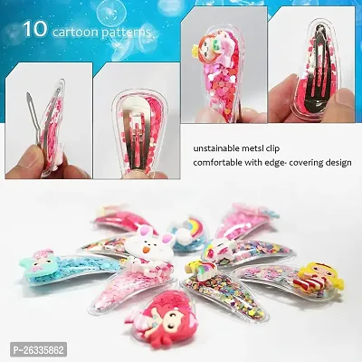 Myra collection? Fruit Cartoon Animal Hairpins, Hair Accessories Random set of 10 pcs Hair Clip-thumb4