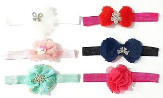 Myra collection? baby girl kids hairband headbands elastic hair accessory set 6 PCS-thumb1