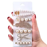 Myra collection11 pcs Acrylic Resin Metal Fashion Hair Clips Set for girls and women perfect for gifting to your sister friends and others.-thumb3