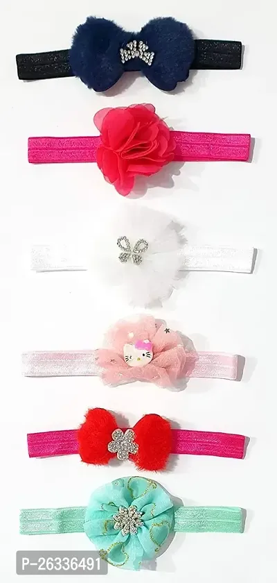 Myra collection? baby girl kids hairband headbands elastic hair accessory set 6 PCS-thumb0