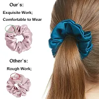 Myra collection?Anti-Hair-Breakage Satin Silk Combo Rubber Bands for Girls Pack of 12-thumb3