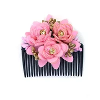 Myra collection Artificial Flower Jooda Hair Comb Pack of 4-thumb4