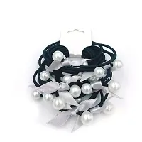 Myra collection pearl rubber Multi-layer Pearl Bead Scrunchy Hair Circle Rubber Band Hair Rope-thumb4