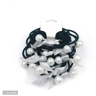 Myra collection pearl rubber Multi-layer Pearl Bead Scrunchy Hair Circle Rubber Band Hair Rope-thumb5
