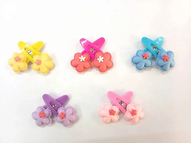 flower design clips for girls pack of Tic Tac Clip