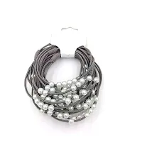 Myra collection pearl rubber Multi-layer Pearl Bead Scrunchy Hair Circle Rubber Band Hair Rope-thumb1