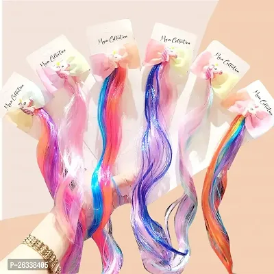 Myra Collection 6 Pcs Cute Baby Hair Clip Synthetic Febric hair Clip Cute And Beautiful Small Clips Hair Accessories For Women  Girls-thumb4