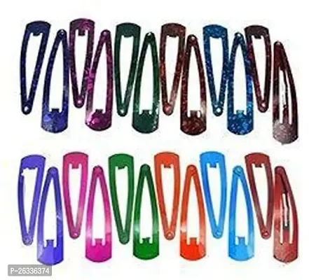 Myra Collection 24 Pcs Multicolor Tic Tac Clips Hair Pin (Multicolor)