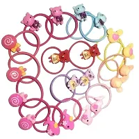 Myra collection? Hair Rubber Band For Girls  Kids Multicolour 20 pcs-thumb1