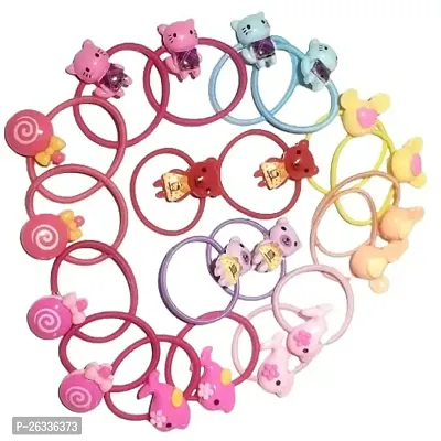 Myra collection? Hair Rubber Band For Girls  Kids Multicolour 20 pcs-thumb2