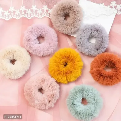 Fur Random Colour Rubber Band For Women