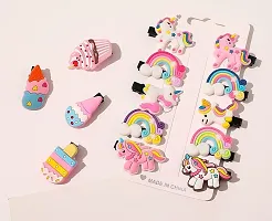 20 Fruits Rainbow Unicorn Hair Clips Set Baby Hairpin For Girls-thumb1