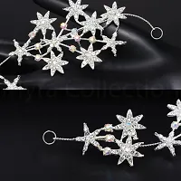 Myra Collection 1 Pcs Fashionable Wedding Star Crystals Bridal Wedding Hair Tiara For Women And Girls Hair Accessories-thumb3