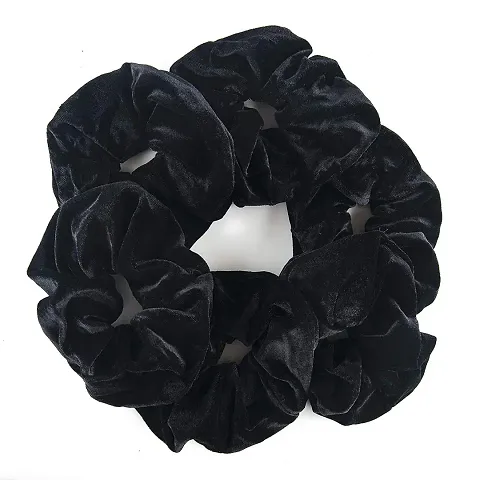 Pack Big Hair Scrunchies Velvet Scrunchy Hair Elastic Large Rubber Band