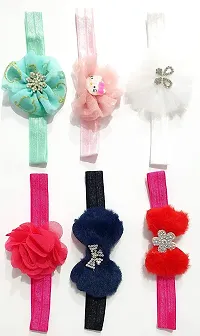 Myra collection? baby girl kids headbands elastic hair accessory set 6 PCS-thumb2