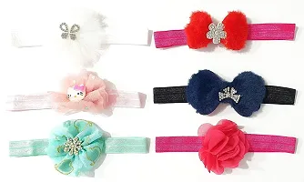 Myra collection? baby girl kids headbands elastic hair accessory set 6 PCS-thumb1