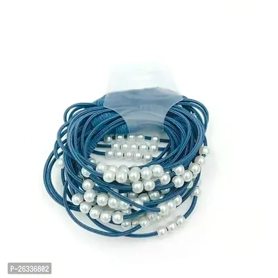 Myra collection pearl rubber Multi-layer Pearl Bead Scrunchy Hair Circle Rubber Band Hair Rope-thumb4