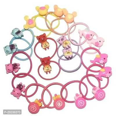 Myra collection? Hair Rubber Band For Girls  Kids Multicolour 20 pcs-thumb0