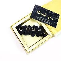 Myra collection Banana Hair Clip Flower Hair clip for women (black)-thumb3