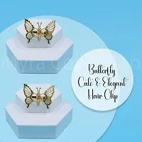 Myra Collection 1 pcs Lovely  Sweet Butterfly Metal clip Beautiful  Elegant Clip Hair Accessories For Girls And Women-thumb4