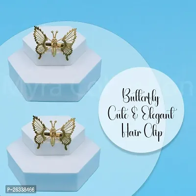 Myra Collection 1 pcs Lovely  Sweet Butterfly Metal clip Beautiful  Elegant Clip Hair Accessories For Girls And Women-thumb5