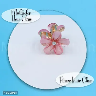 Myra Collection 10 Pcs Flower Small Hair Claw Side View Clip Hair Accessories For Baby Girls-thumb4