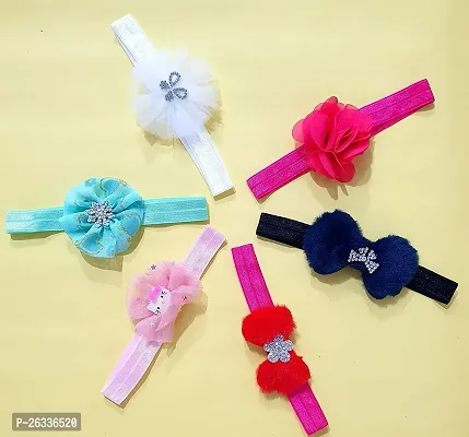 Myra collection? baby girl kids headbands elastic hair accessory set 6 PCS-thumb4