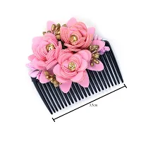 Myra collection Artificial Flower Jooda Hair Comb Pack of 4-thumb3