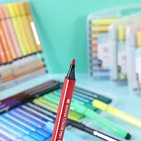 Washable Watercolor Pens Set Colouring Kit Art Markers Colour 24 Watercolor Pen 001-thumb3