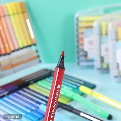 Washable Watercolor Pens Set Colouring Kit Art Markers Colour 24 Watercolor Pen 001-thumb4