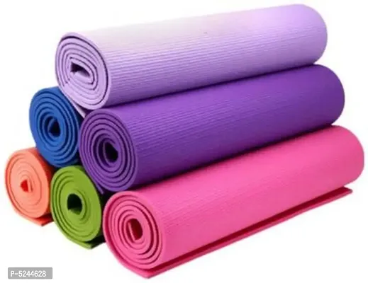 Buy Yoga mats 6 mm thickness 6 feet by 2 feet anti slip Online In