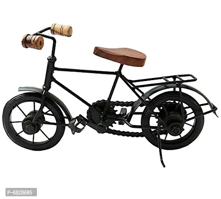 Suvasane Handmade Handicraft Wooden Wrought Iron Cycle  Toy for Kids and unique Home Decor craft